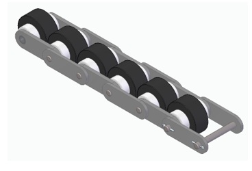 Double Plus Ketten mit Kunststoffrollen2