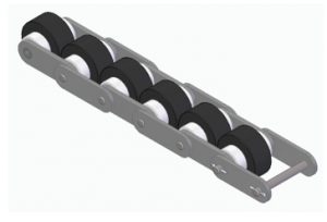 Double Plus Ketten mit Stahlrollen