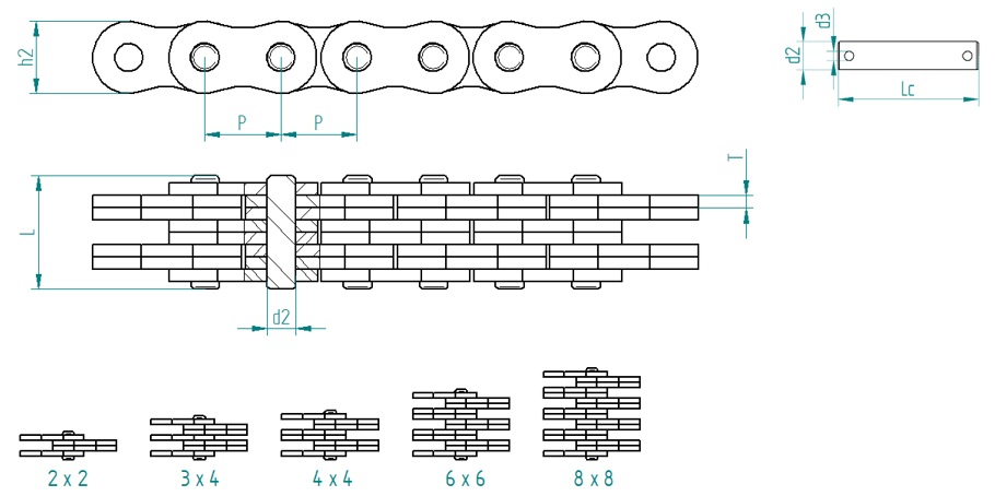 Flyerketten Baureihe AL 1