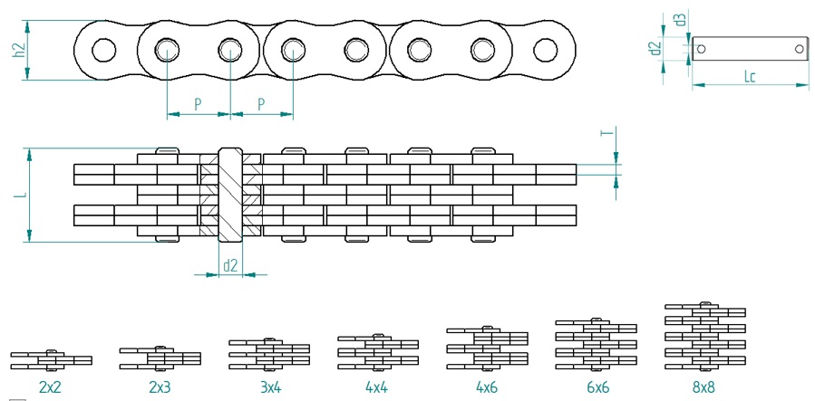Flyerketten-Baureihe-BL-ISO4347-DIN8152-1