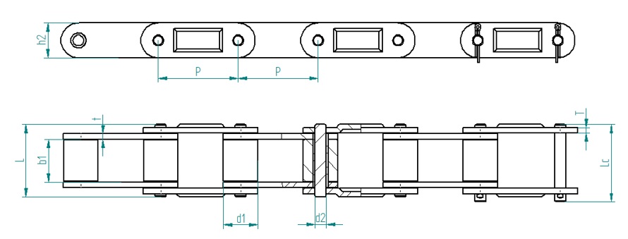 Landmaschinenketten ANSI II