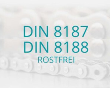 Rollenketten rostfrei